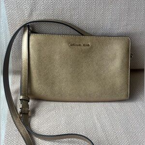 Michael Kors Gold Crossbody Bag